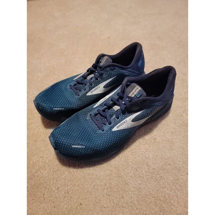 Brooks Men's BROOKS Adrenaline GTS 22 Titan/Teal/Grey Running Shoes Size 14 D Grailed
