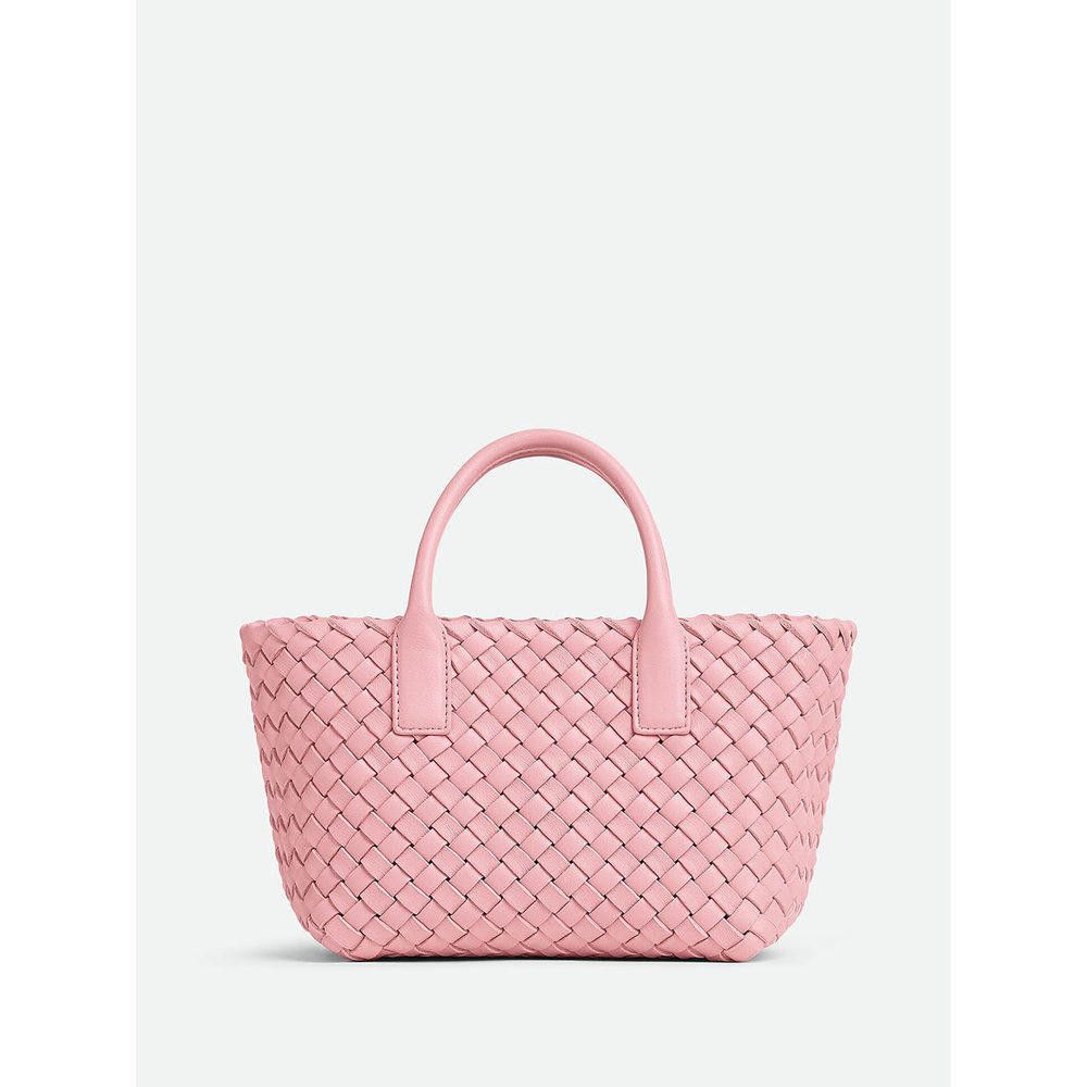 BOTTEGA VENETA MINI CABAT LEATHR TOTE