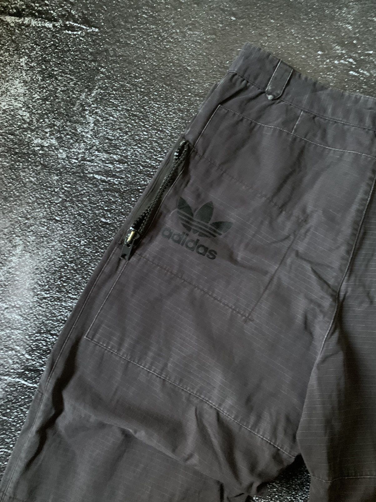 Adidas Rare Vintage Adidas Baggy Rap Pants Grey Streetwear Size US 34 / EU 50 - 13 Thumbnail