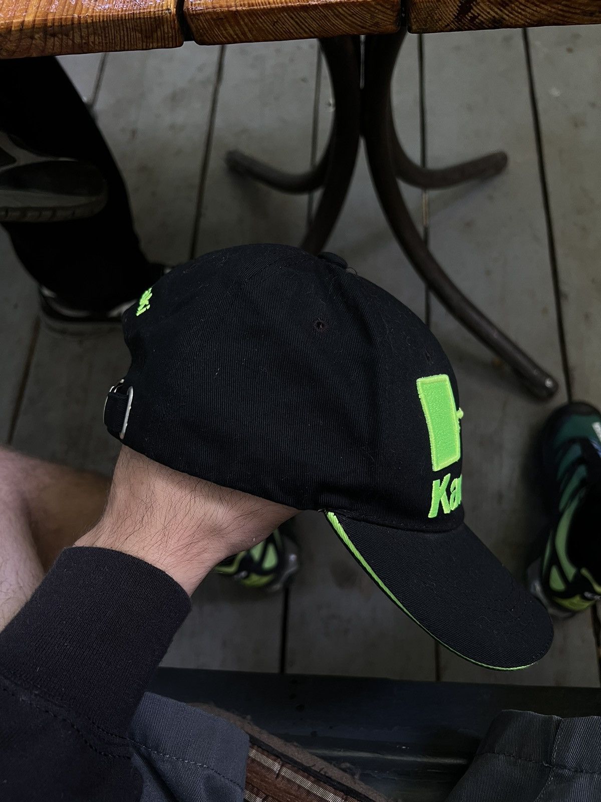Vintage Y2K Kawasaki Vintage Moto Cap Size ONE SIZE - 3 Thumbnail
