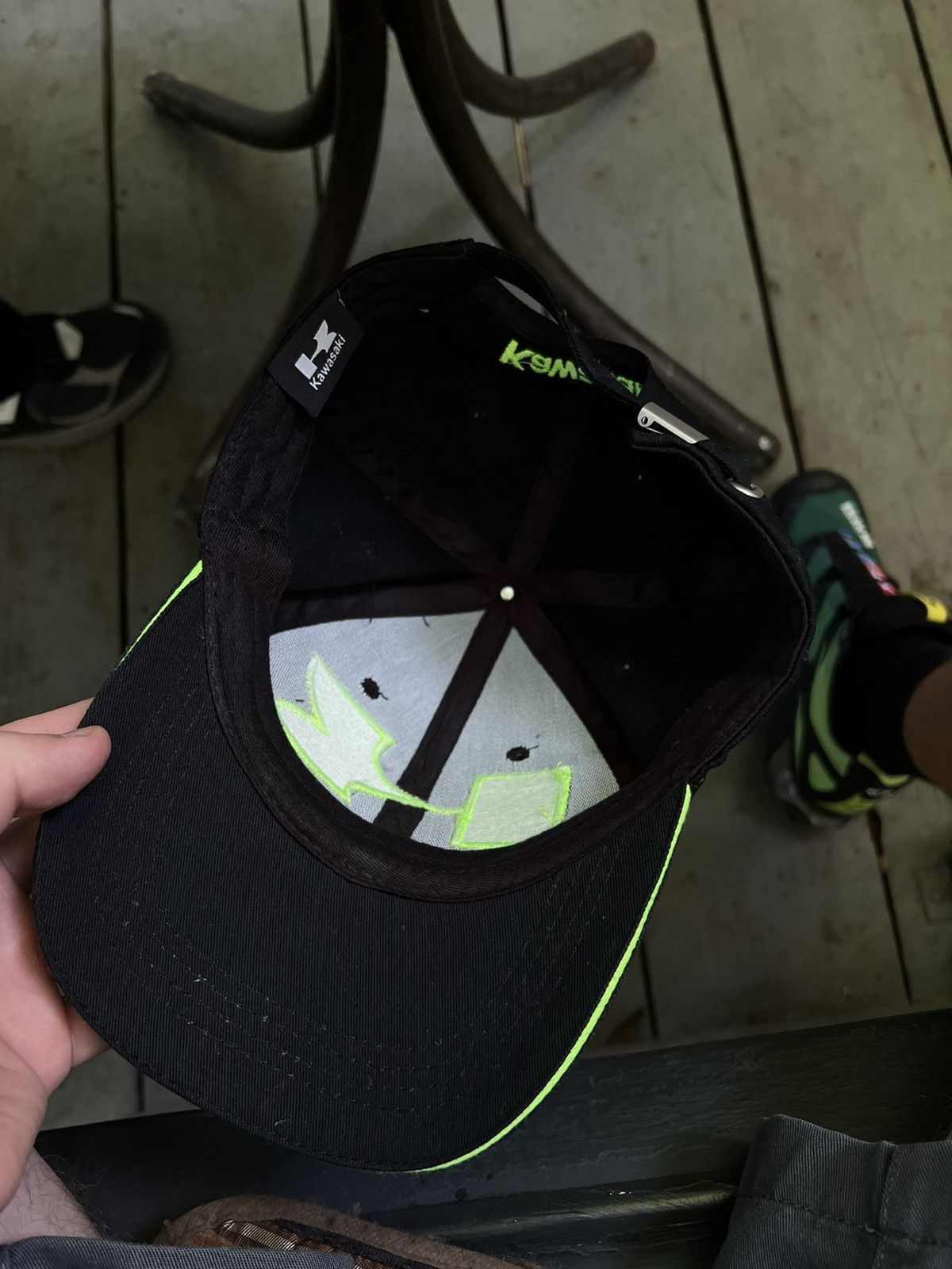 Vintage Y2K Kawasaki Vintage Moto Cap Size ONE SIZE - 5 Thumbnail