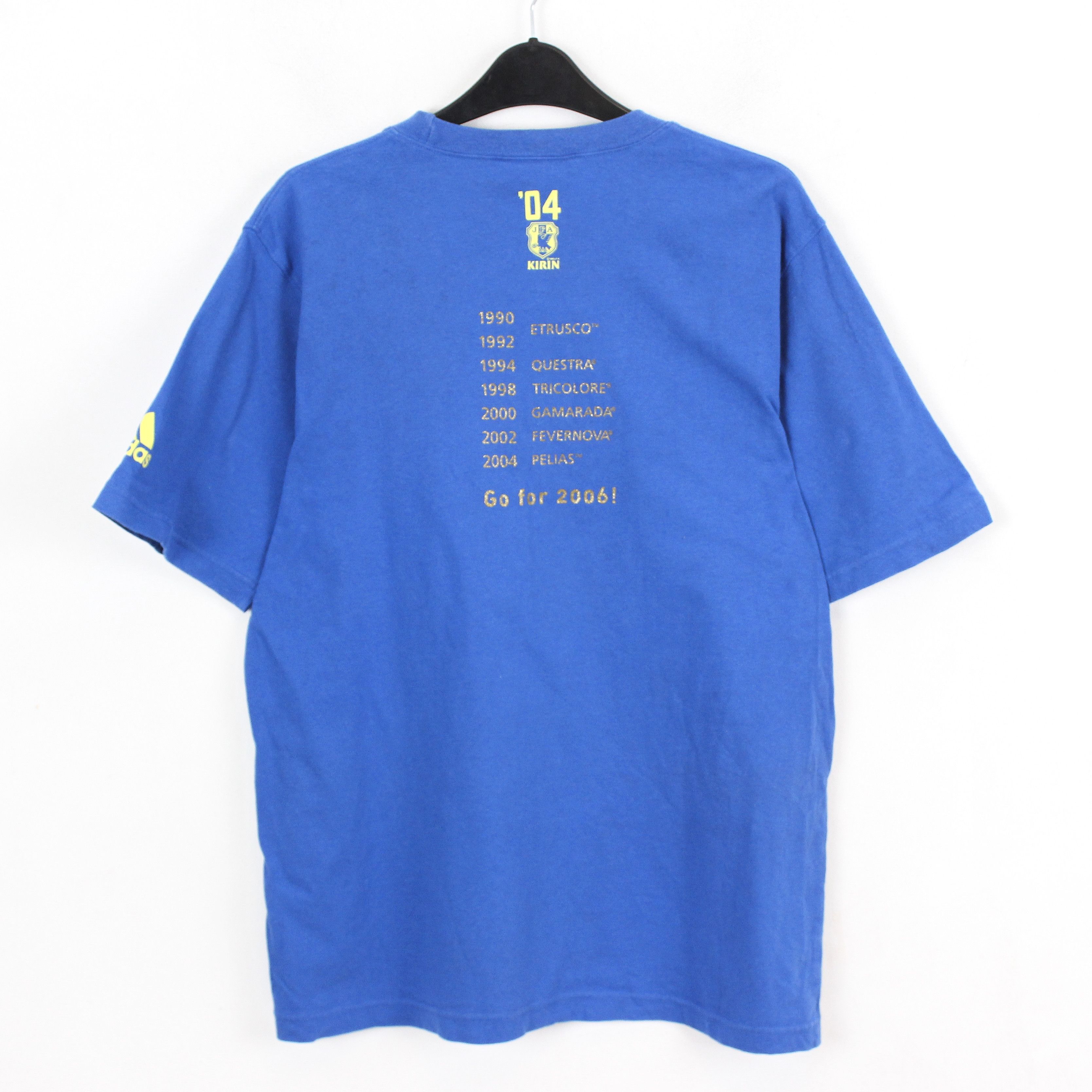 Adidas × Vintage KIRIN CUP Men L Japan Football Soccer JFA Shirt Tee 2004 Top Size US L / EU 52-54 / 3 - 3 Thumbnail
