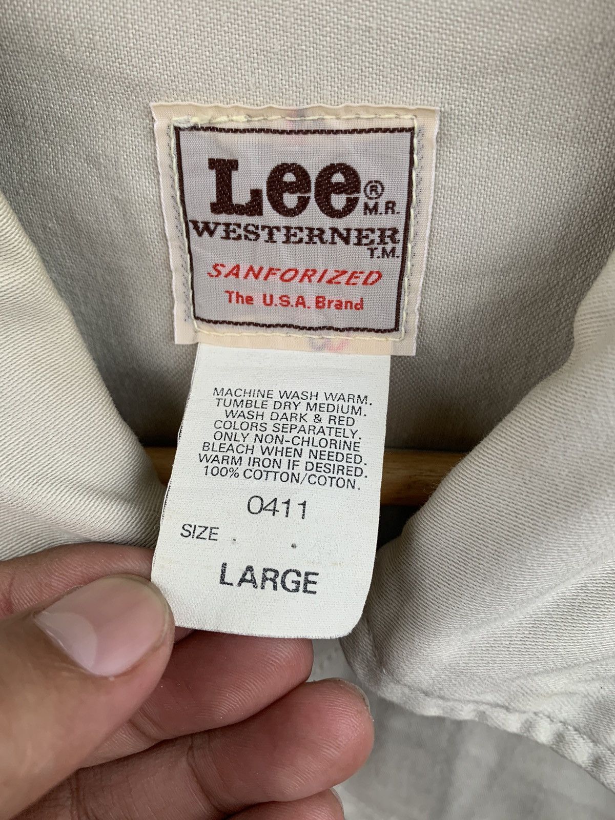 Lee Vintage 80s Lee Jacket Size US L / EU 52-54 / 3 - 5 Thumbnail
