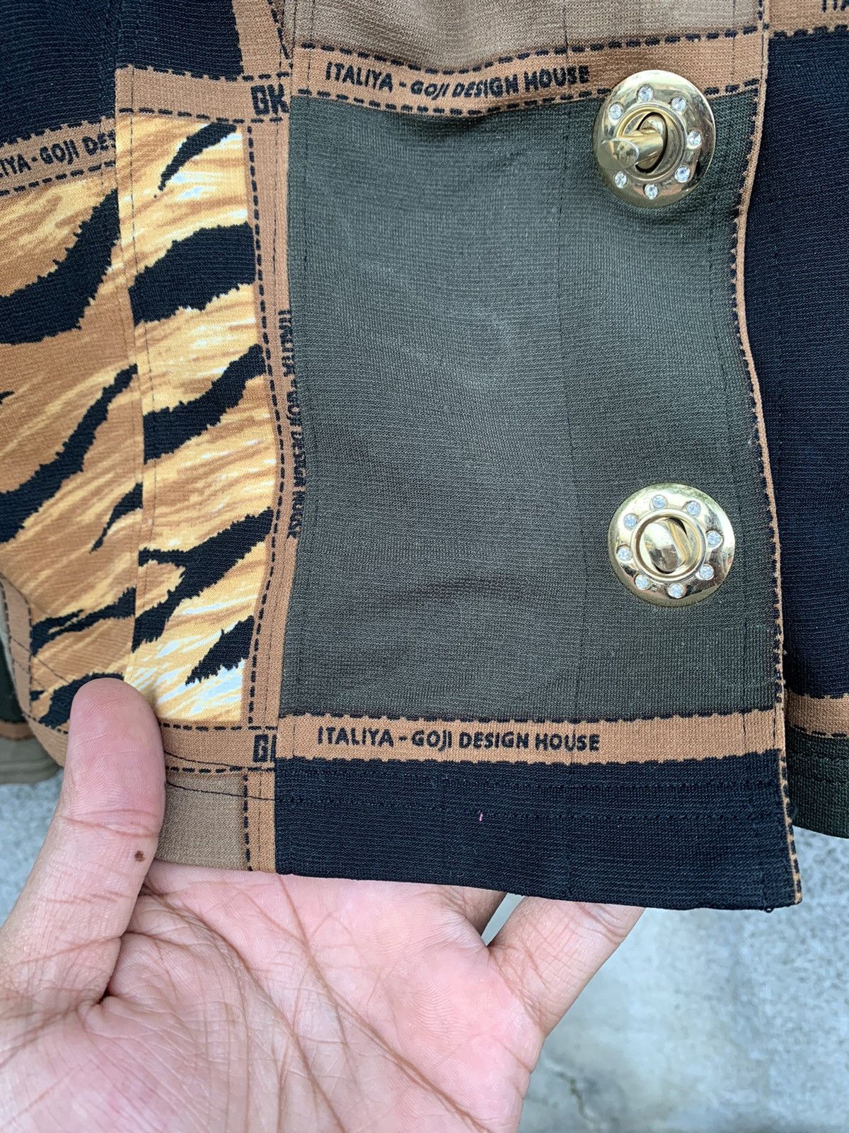 Designer × Japanese Brand Vintage Italiya-Goji Design Animal Print Blouse Jacket Size S / US 4 / IT 40 - 10 Thumbnail