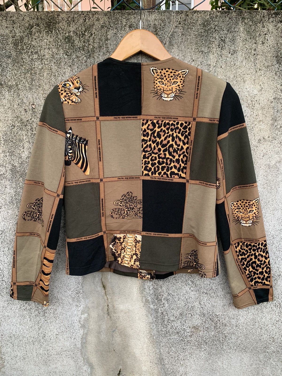 Designer × Japanese Brand Vintage Italiya-Goji Design Animal Print Blouse Jacket Size S / US 4 / IT 40 - 5 Thumbnail