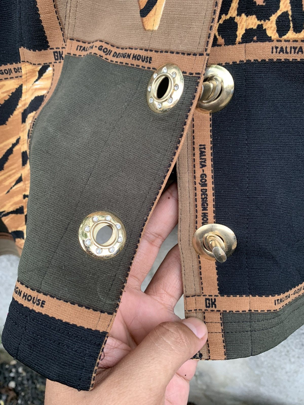 Designer × Japanese Brand Vintage Italiya-Goji Design Animal Print Blouse Jacket Size S / US 4 / IT 40 - 11 Thumbnail