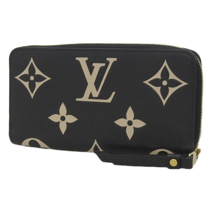 Auth Louis Vuitton Monogram Empreinte Zippy Wallet M80481 Women's