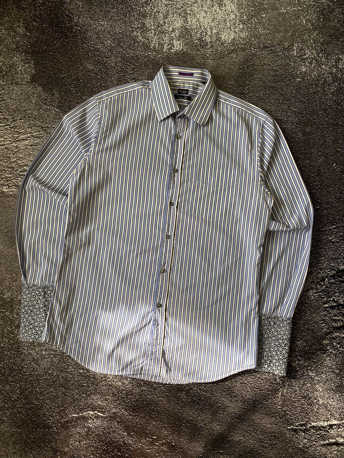 Paul Smith Paul Smith Italy Striped Shirt Button Up Size US L / EU 52-54 / 3 - 2 Thumbnail