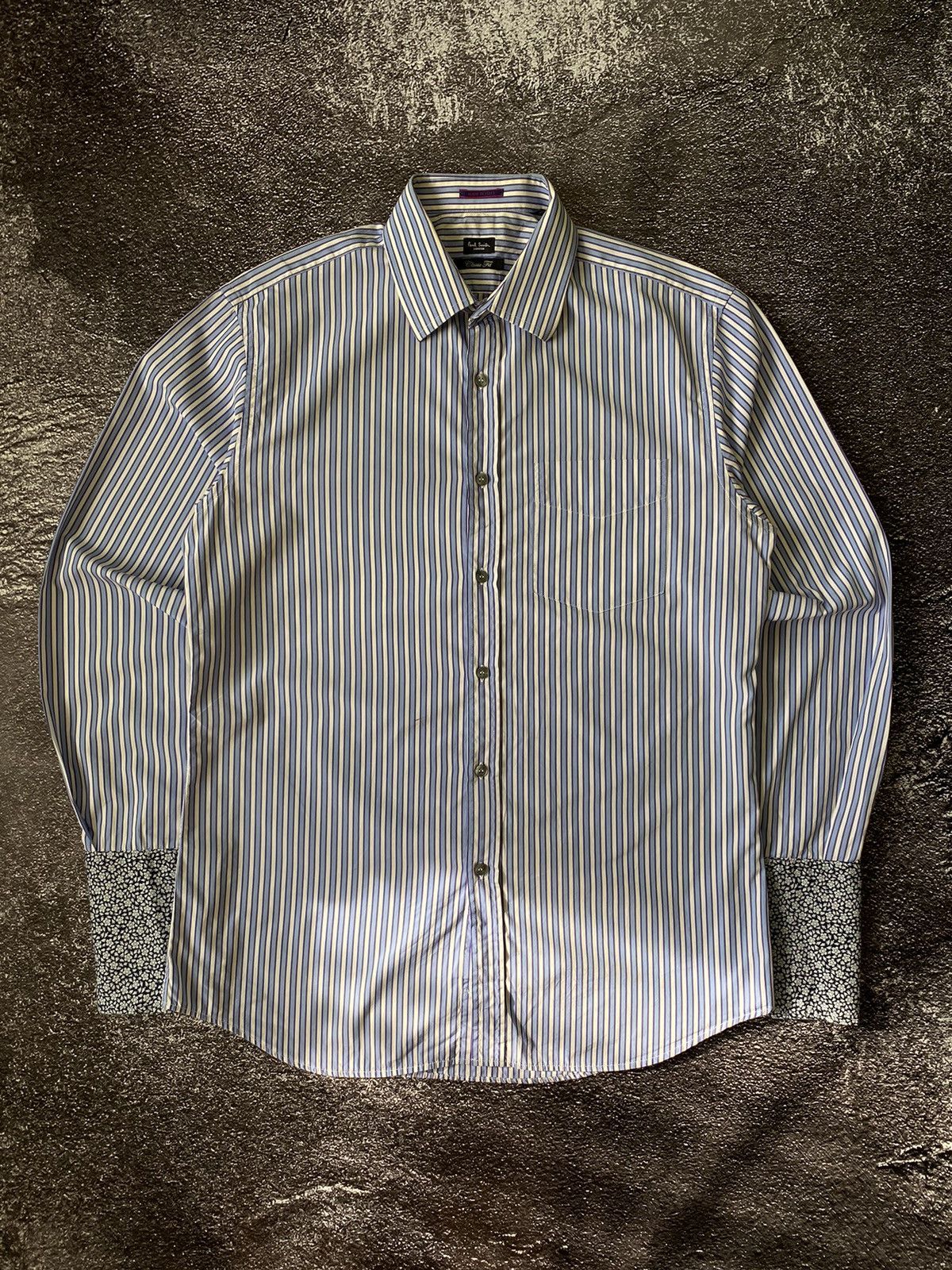 Paul Smith Paul Smith Italy Striped Shirt Button Up Size US L / EU 52-54 / 3 - 1 Thumbnail