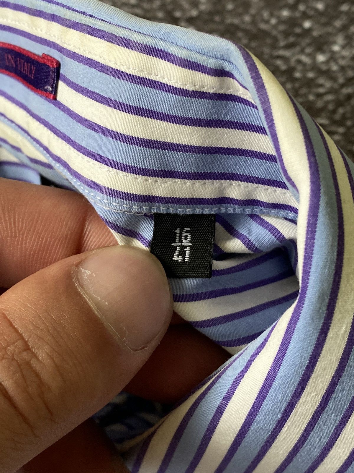 Paul Smith Paul Smith Italy Striped Shirt Button Up Size US L / EU 52-54 / 3 - 12 Thumbnail