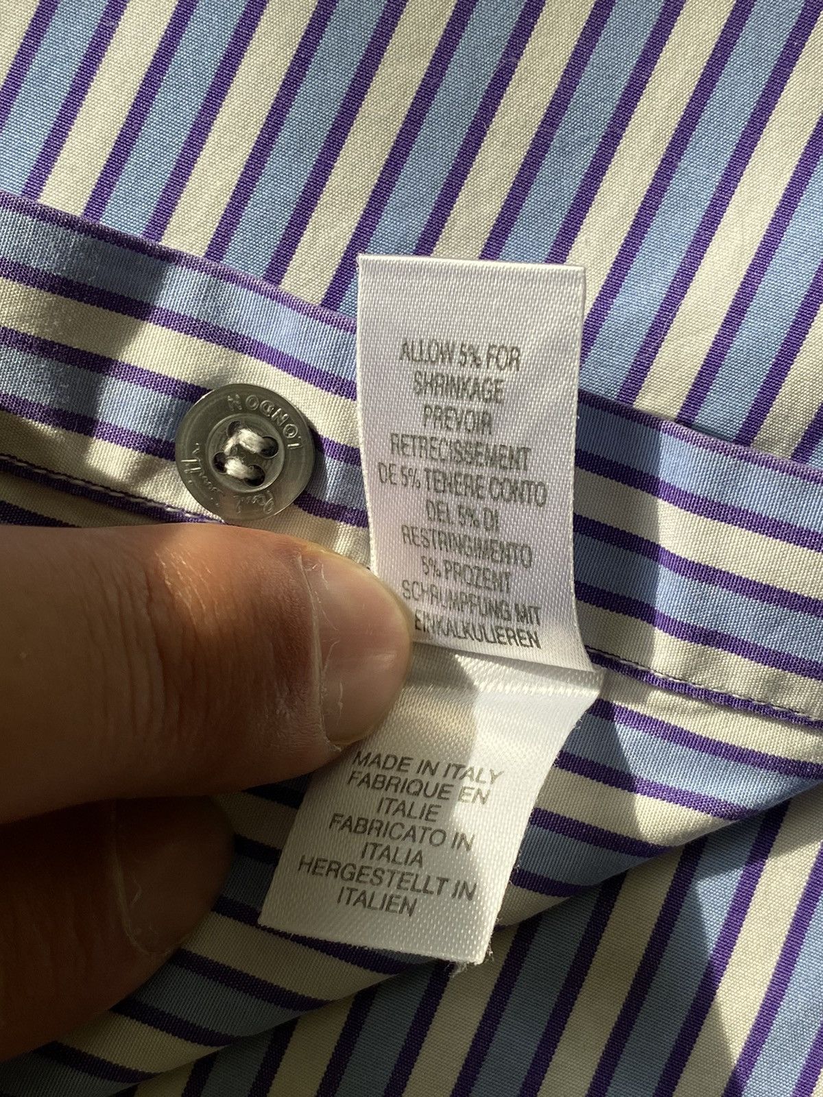 Paul Smith Paul Smith Italy Striped Shirt Button Up Size US L / EU 52-54 / 3 - 8 Thumbnail