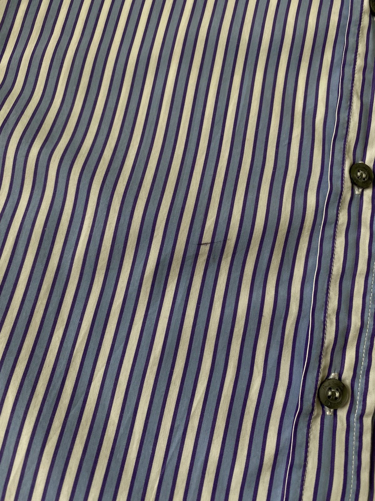 Paul Smith Paul Smith Italy Striped Shirt Button Up Size US L / EU 52-54 / 3 - 3 Thumbnail