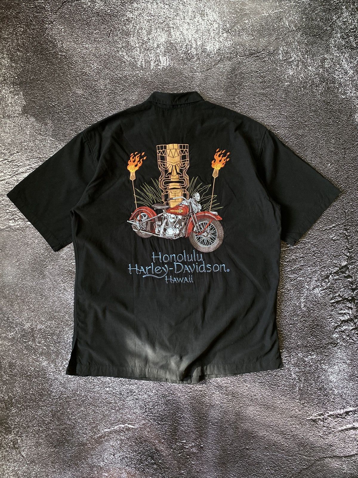 Harley Davidson Harley Davidson Hawaii Silk Button Up T-Shirt Size US M / EU 48-50 / 2 - 1 Thumbnail