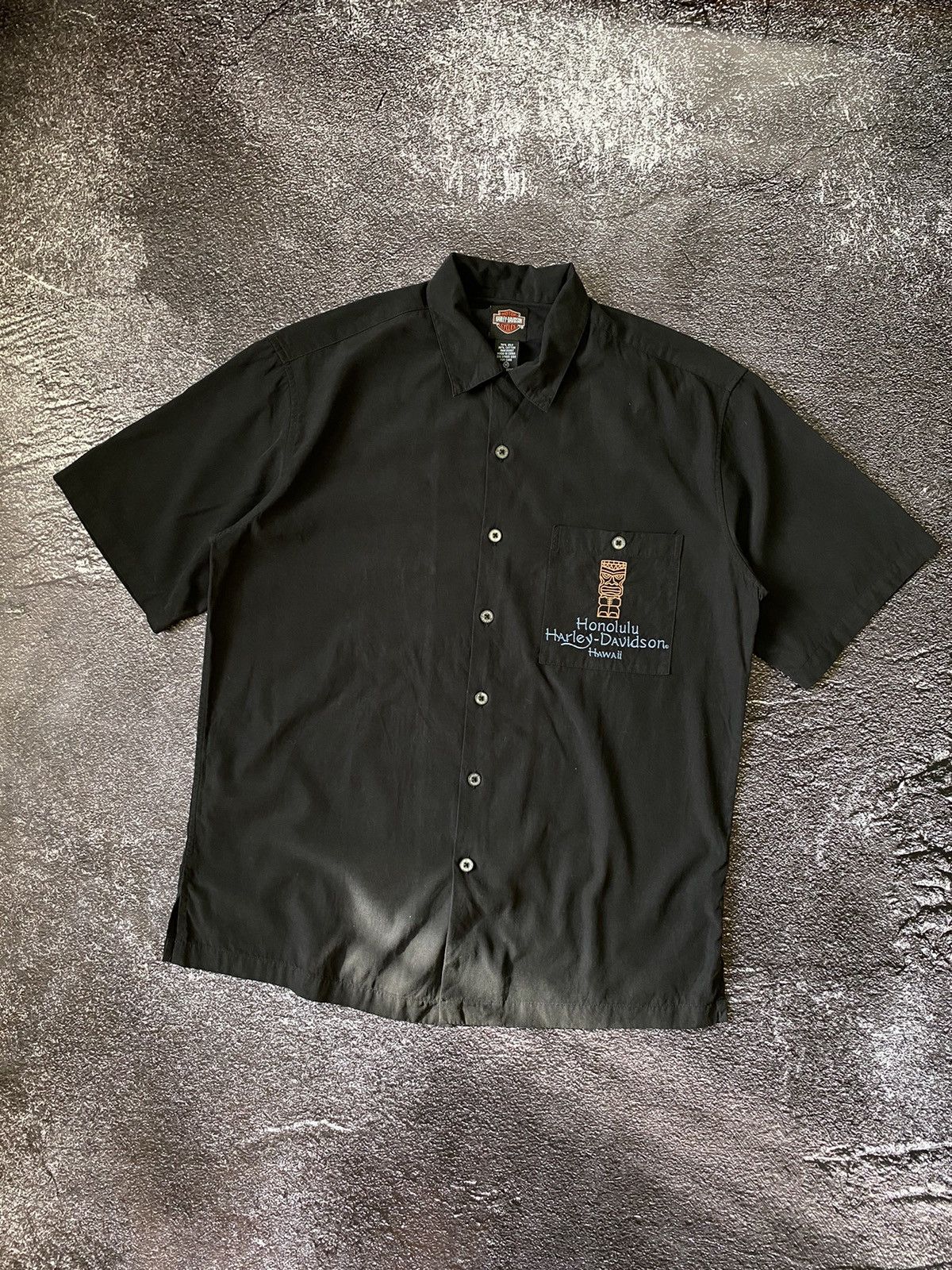 Harley Davidson Harley Davidson Hawaii Silk Button Up T-Shirt Size US M / EU 48-50 / 2 - 4 Thumbnail