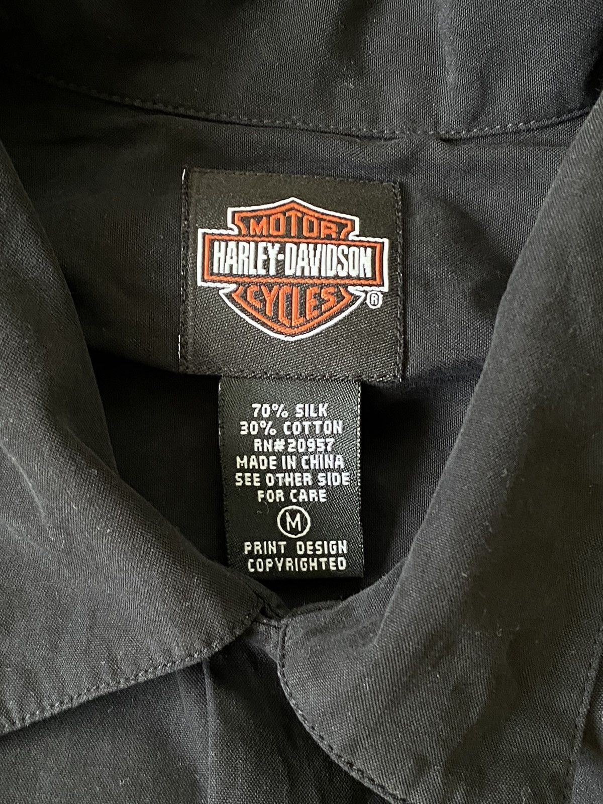 Harley Davidson Harley Davidson Hawaii Silk Button Up T-Shirt Size US M / EU 48-50 / 2 - 8 Thumbnail