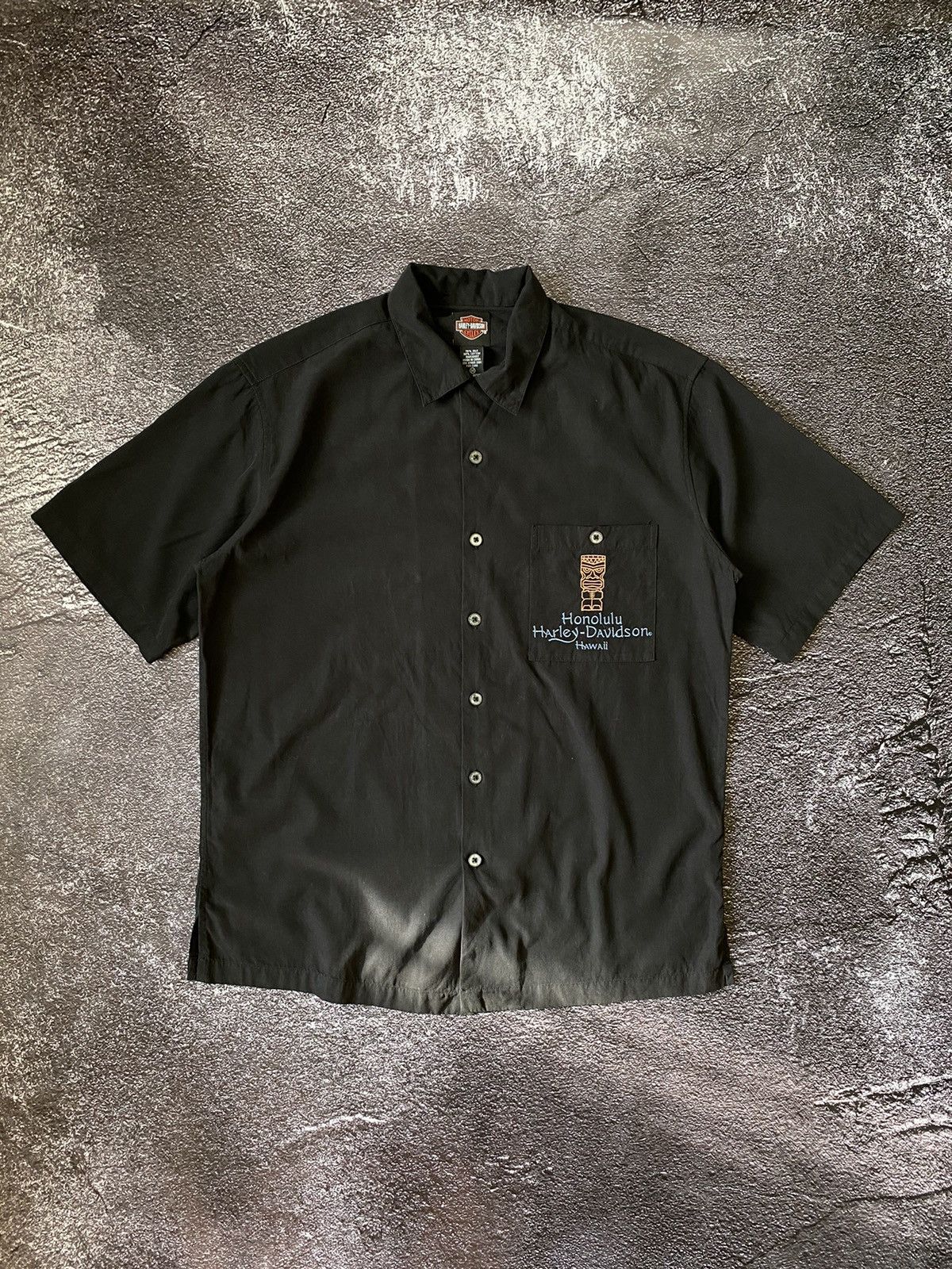 Harley Davidson Harley Davidson Hawaii Silk Button Up T-Shirt Size US M / EU 48-50 / 2 - 3 Thumbnail