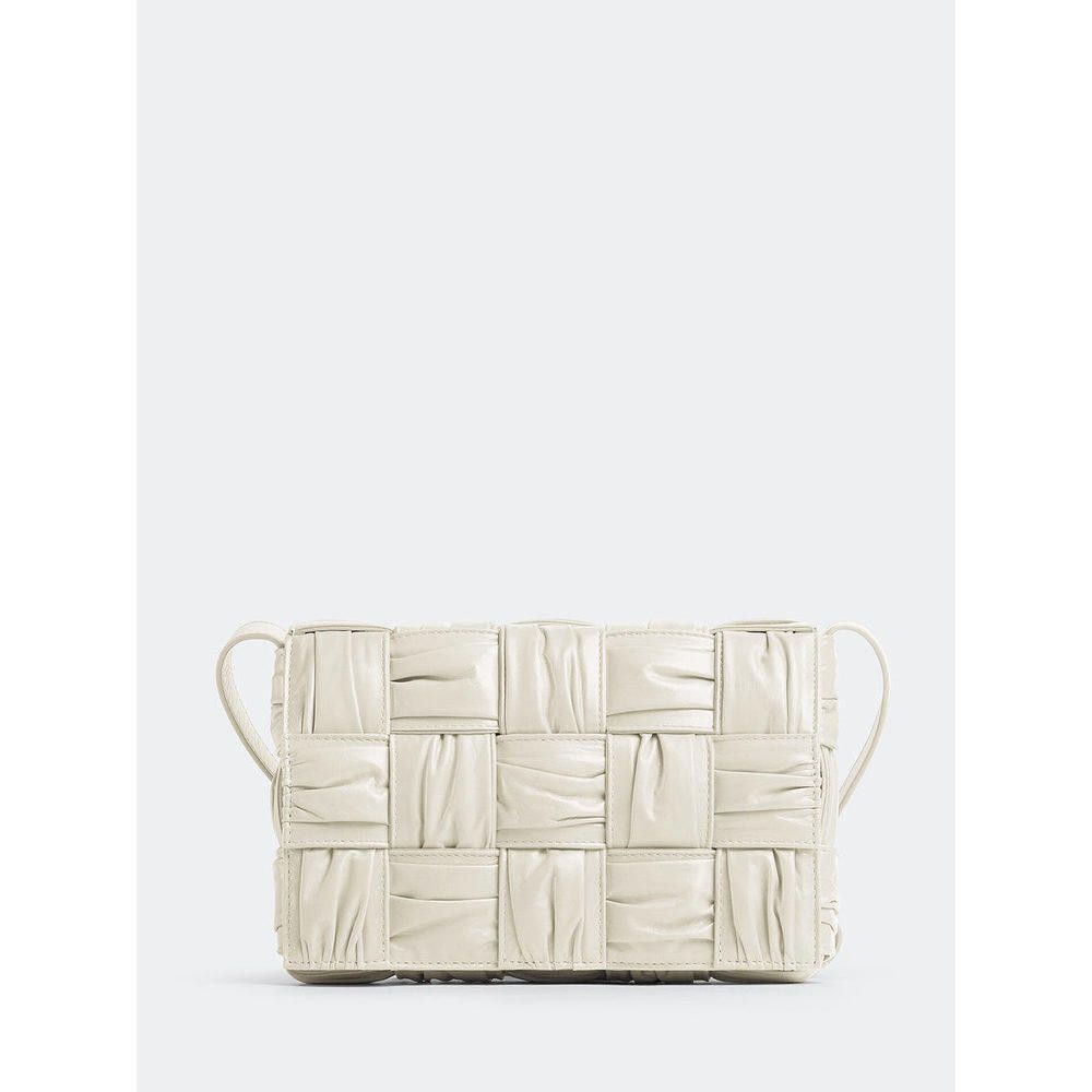 BOTTEGA VENETA CASSETTE LEATHER CROSSBODY BAG