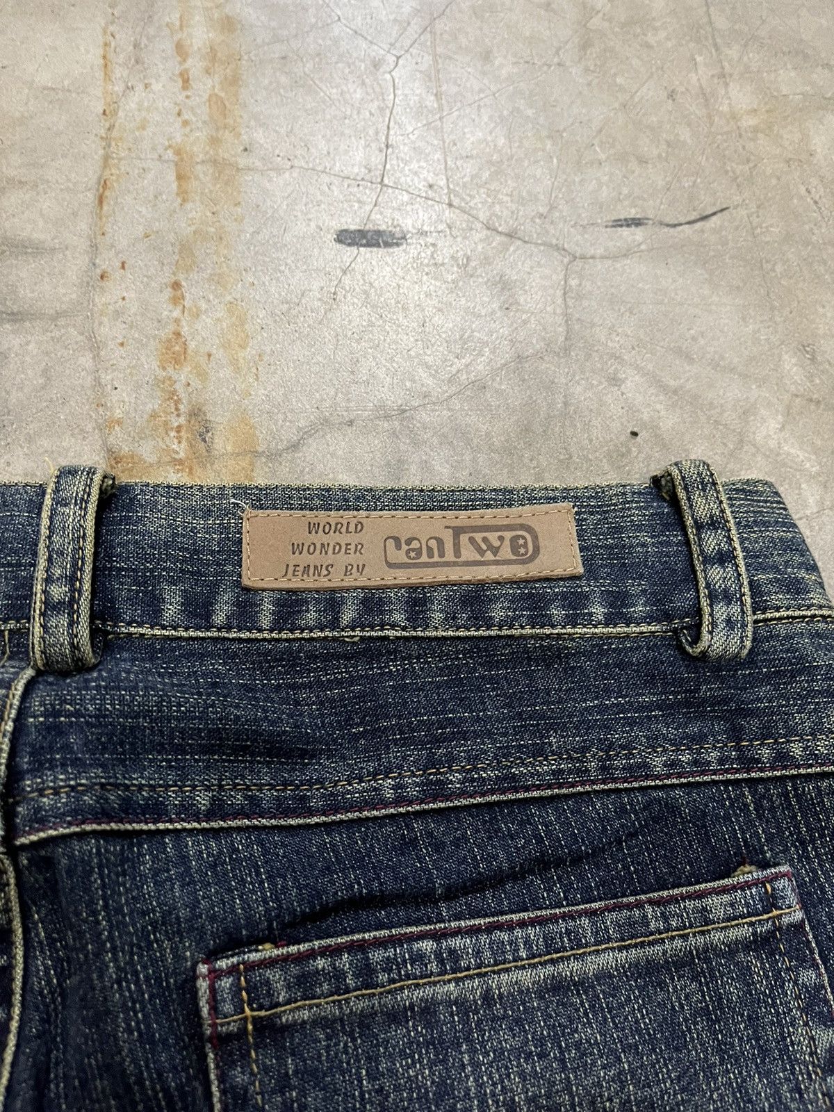 Tornado Mart Japanese cantwo flare jeans rare zipper denim low rise Size US 28 / EU 44 - 9 Thumbnail
