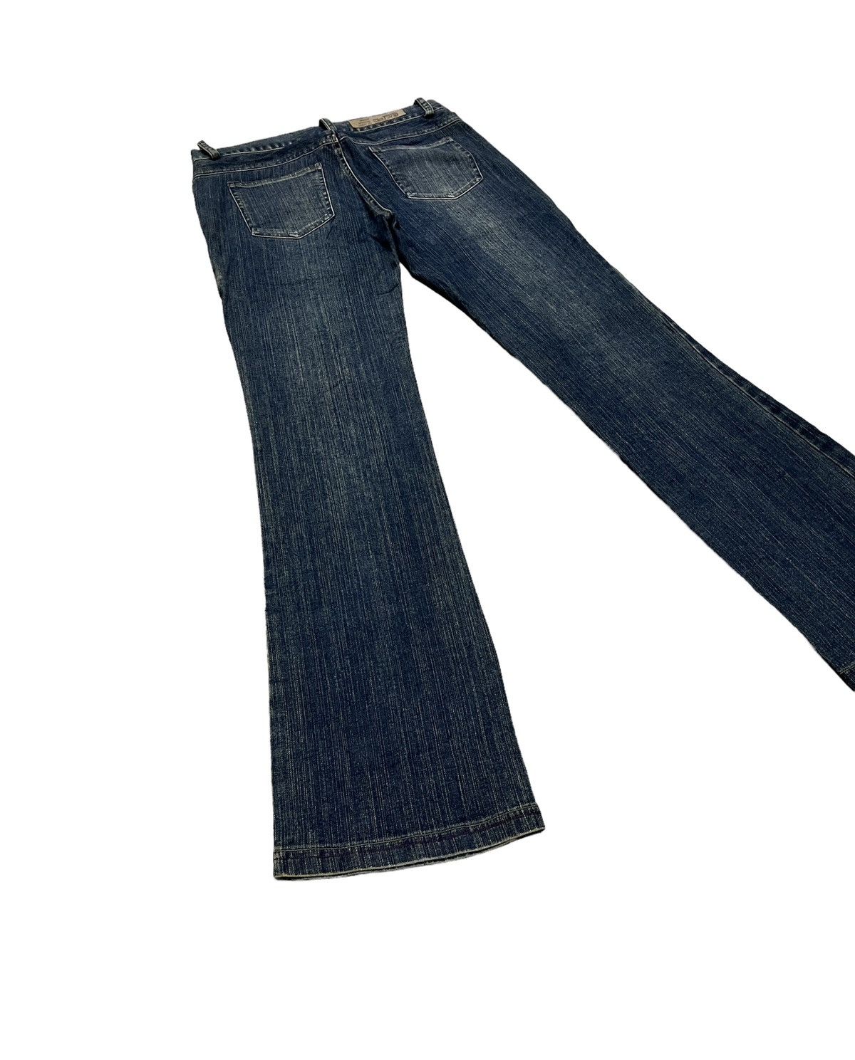 Tornado Mart Japanese cantwo flare jeans rare zipper denim low rise Size US 28 / EU 44 - 8 Thumbnail
