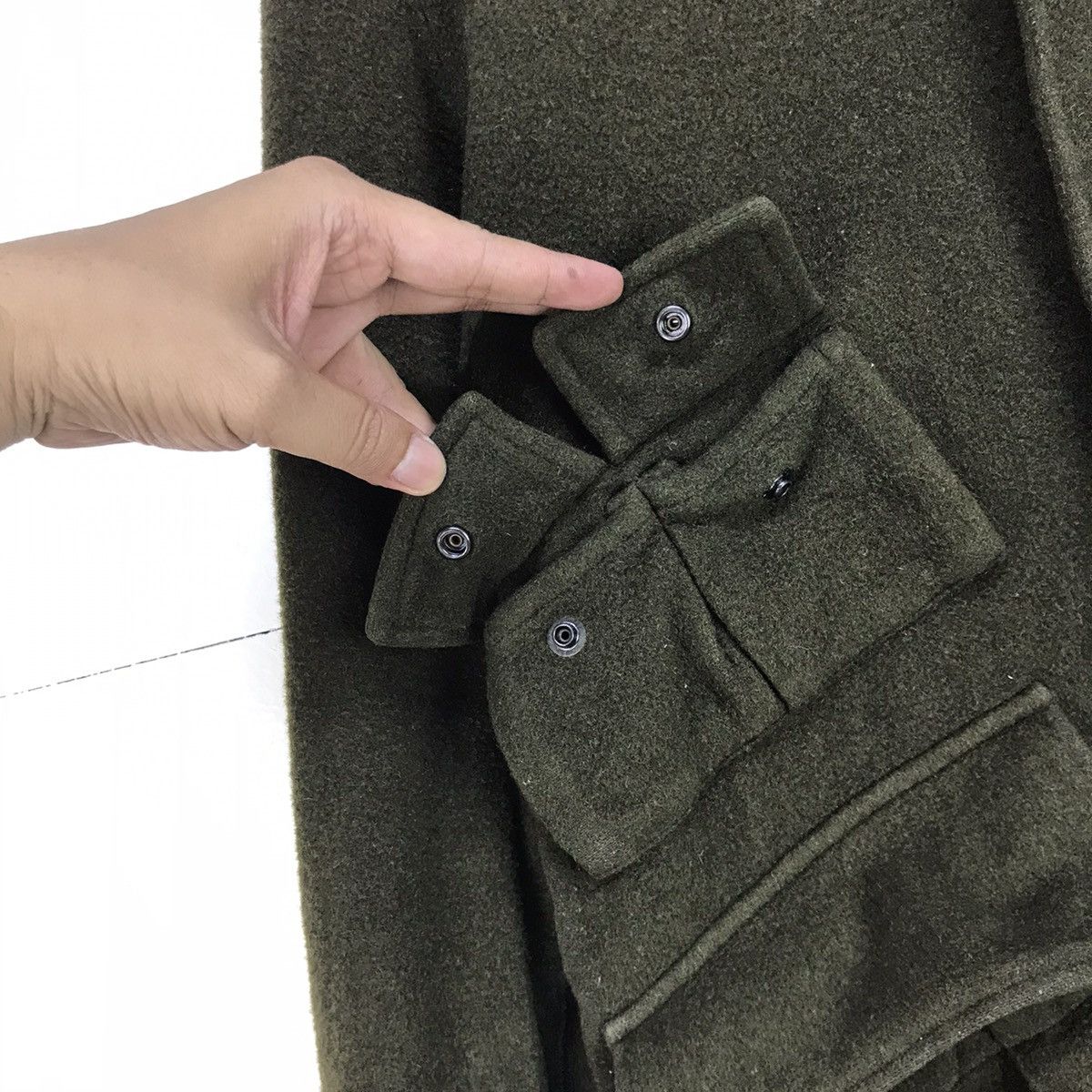 CABANE de ZUCCa Cabane De Zucca by Issey Miyake Tactical Multi-pockets Wool Size US S / EU 44-46 / 1 - 12 Thumbnail