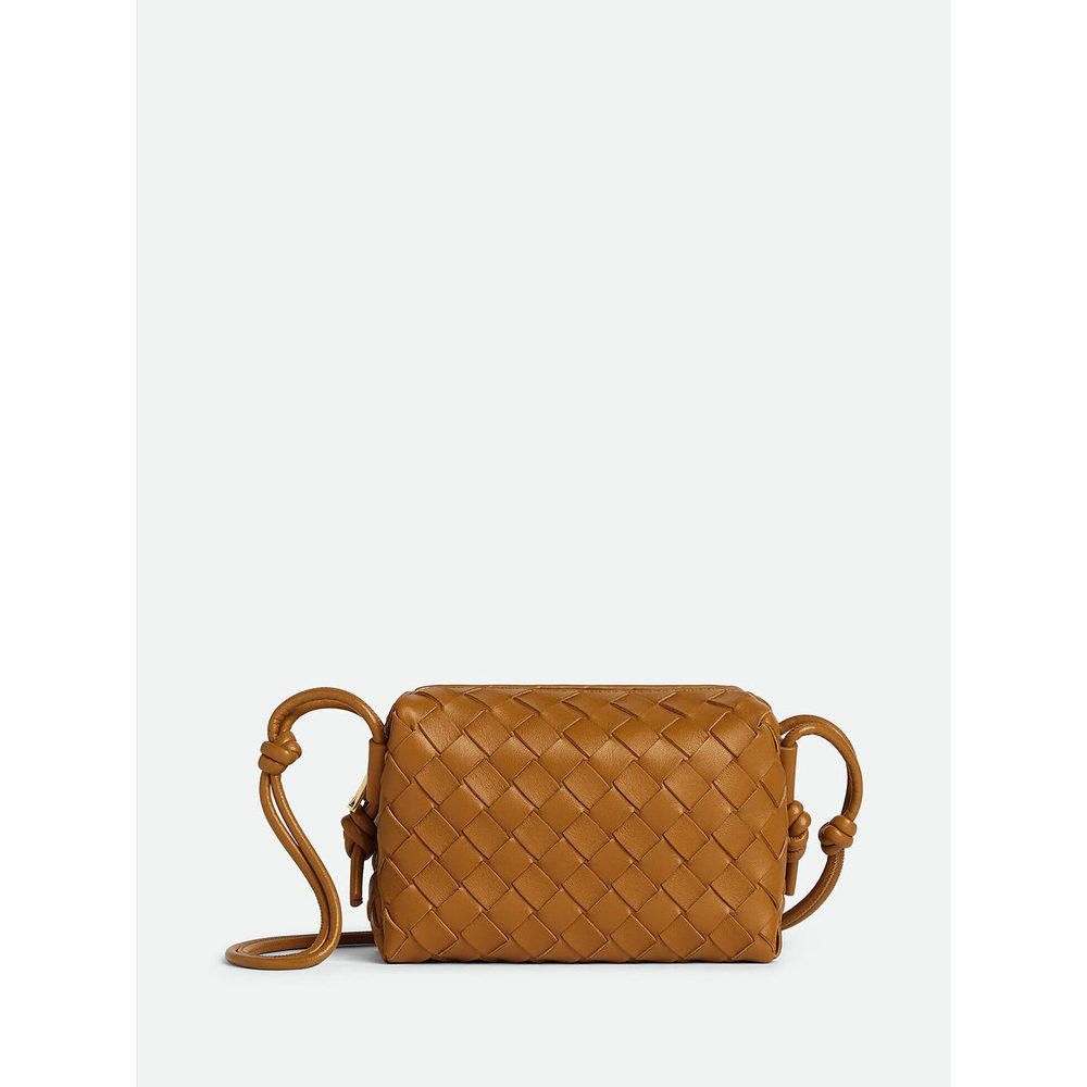 BOTTEGA VENETA INTRECCIATA LEATHER CROSSBODY BAG