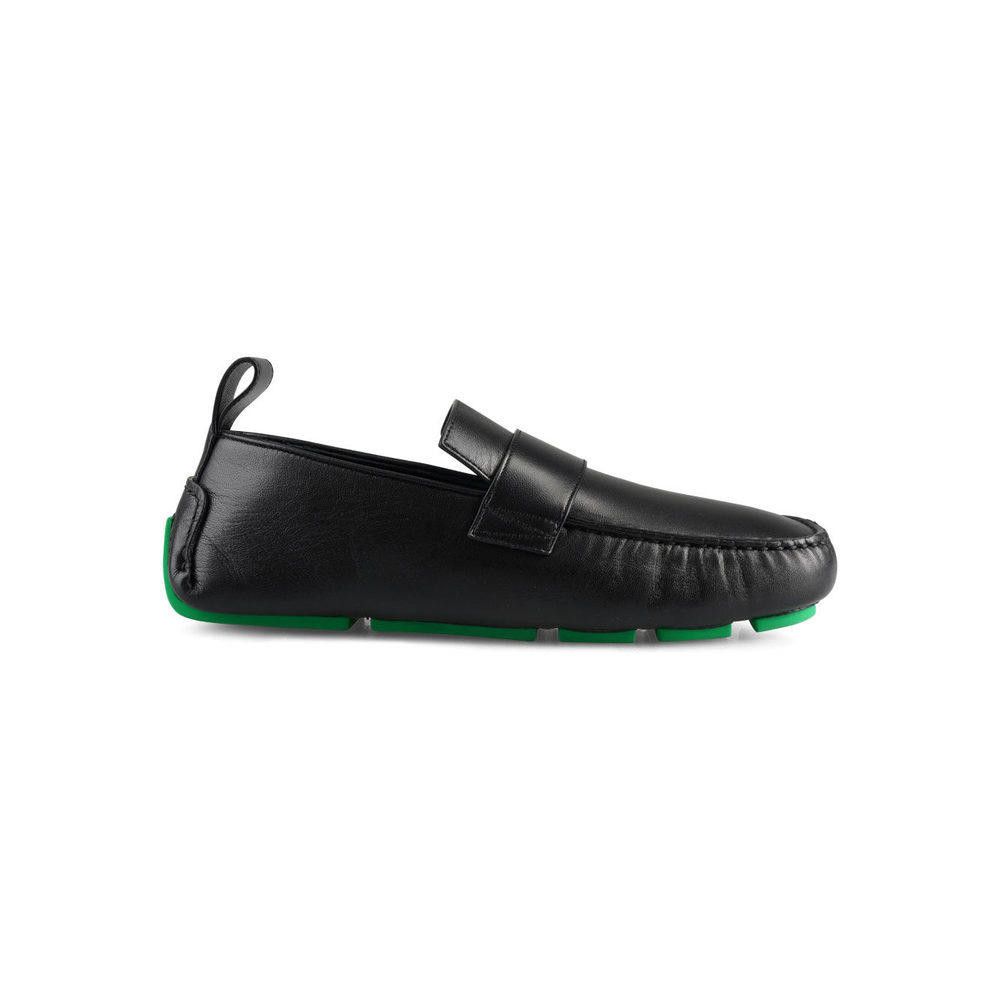 BOTTEGA VENETA MOCASSINI LEATHER MEN LOAFER SIZE 42.5