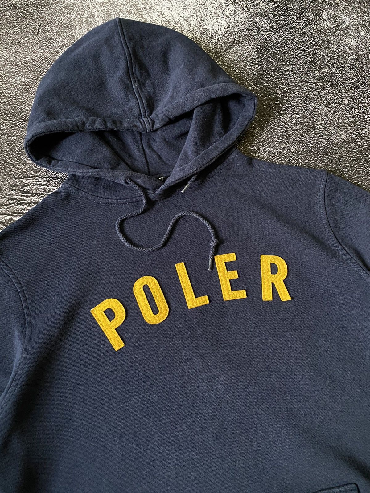 Poler Vintage Poler Big Logo Blue Hoodie Size US L / EU 52-54 / 3 - 3 Thumbnail