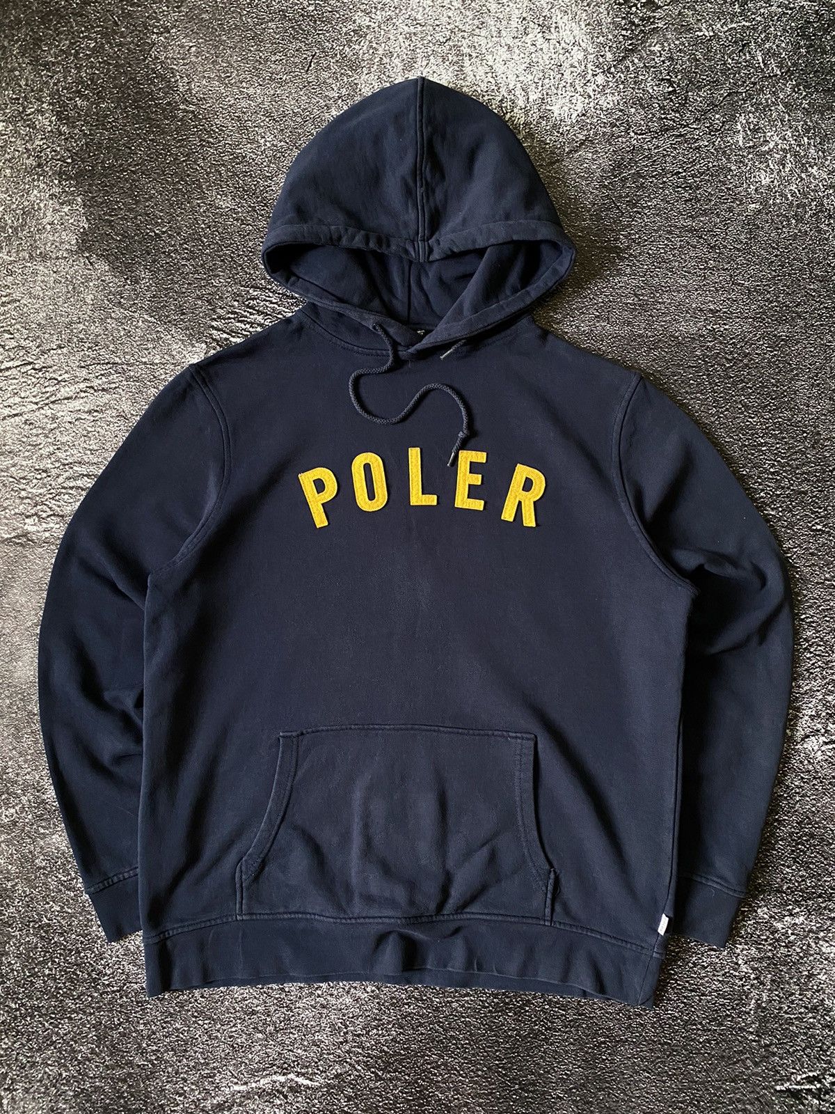 Poler Vintage Poler Big Logo Blue Hoodie Size US L / EU 52-54 / 3 - 1 Thumbnail