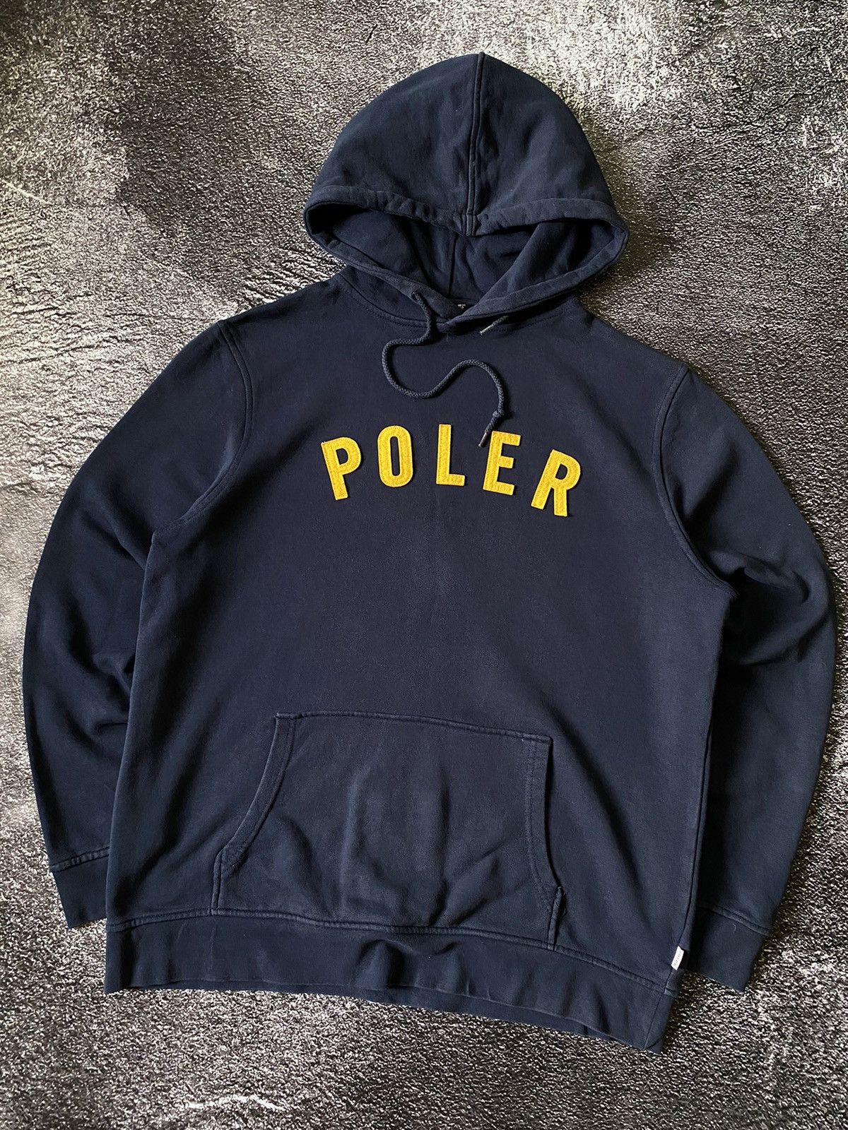 Poler Vintage Poler Big Logo Blue Hoodie Size US L / EU 52-54 / 3 - 2 Thumbnail