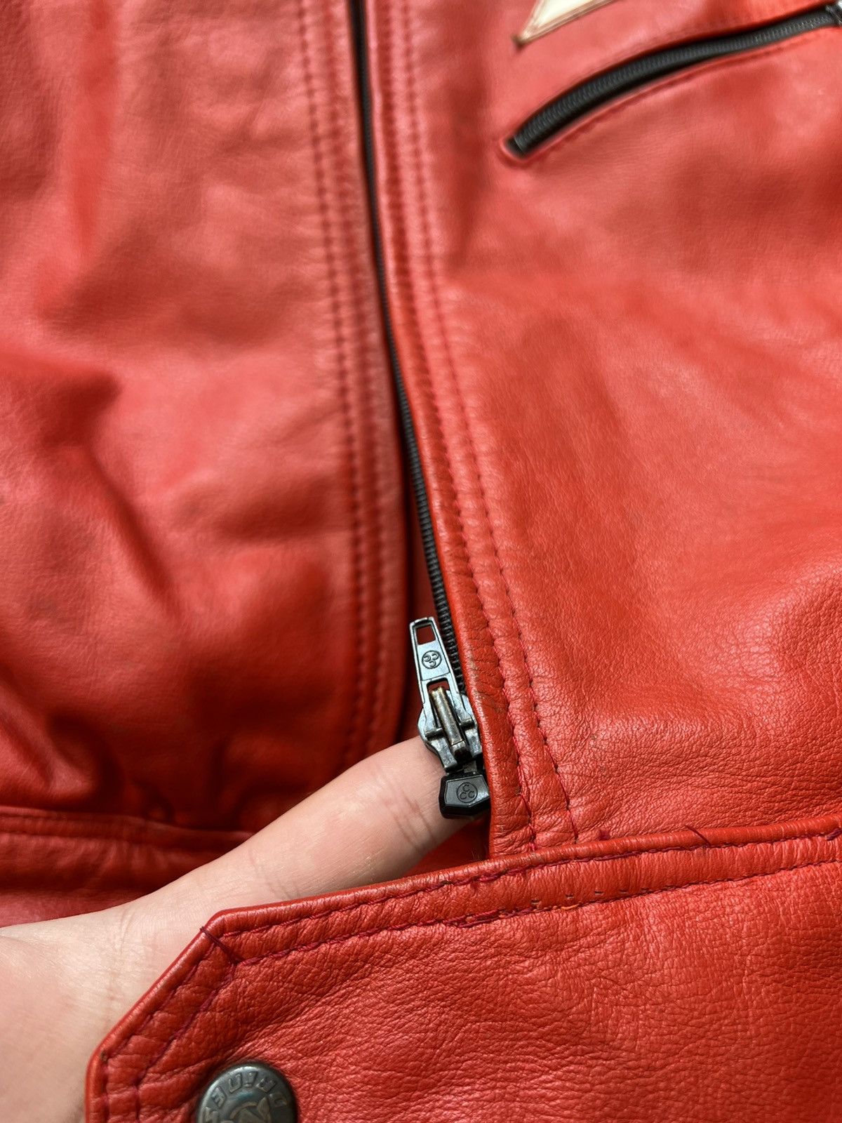Dainese × Vintage Dainese Moto Racing / Motorcycle Leather Jacket Vintage Size S / US 4 / IT 40 - 9 Thumbnail