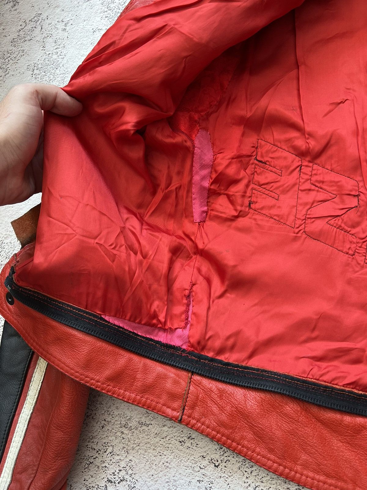 Dainese × Vintage Dainese Moto Racing / Motorcycle Leather Jacket Vintage Size S / US 4 / IT 40 - 12 Thumbnail