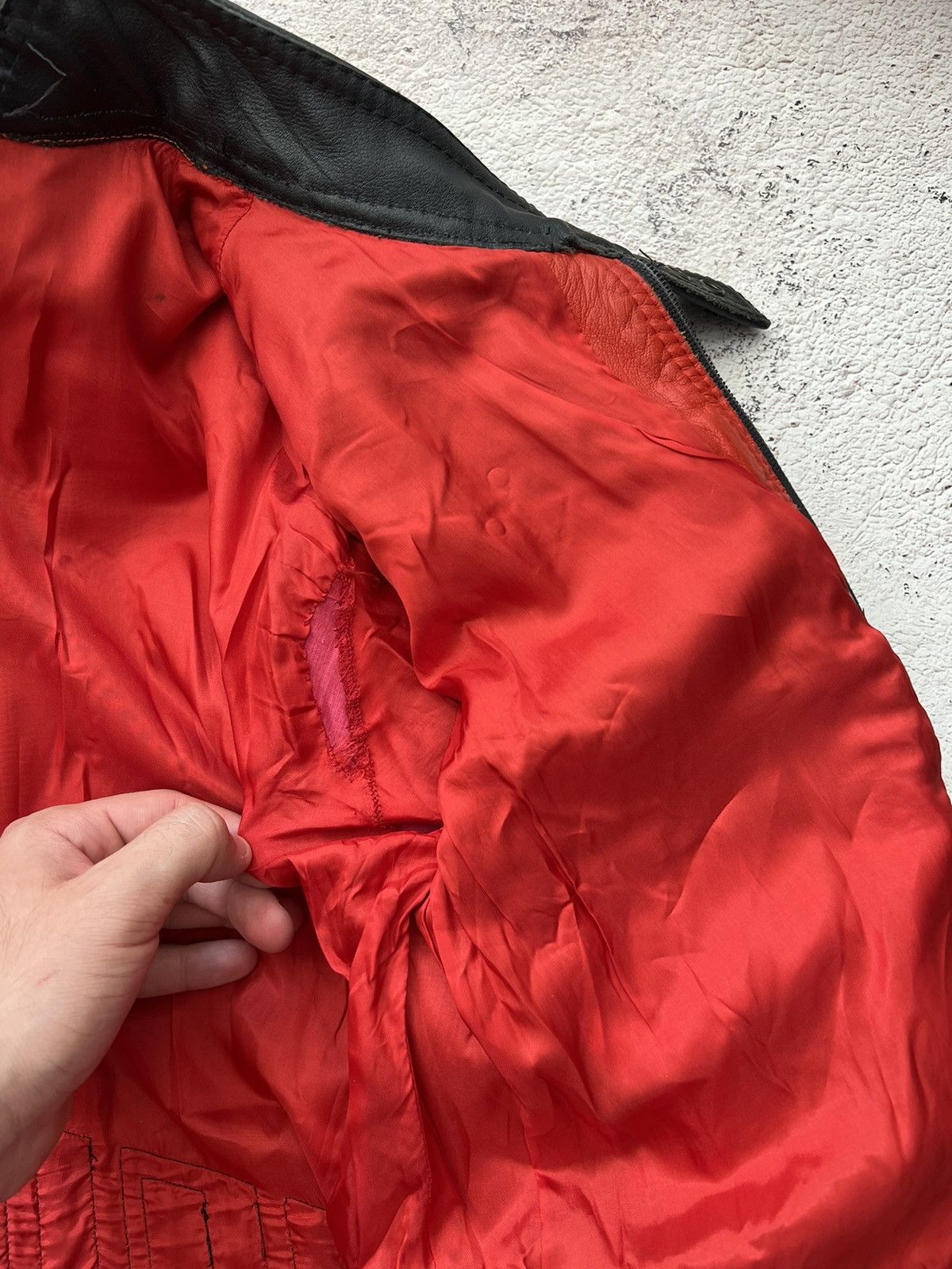 Dainese × Vintage Dainese Moto Racing / Motorcycle Leather Jacket Vintage Size S / US 4 / IT 40 - 13 Thumbnail