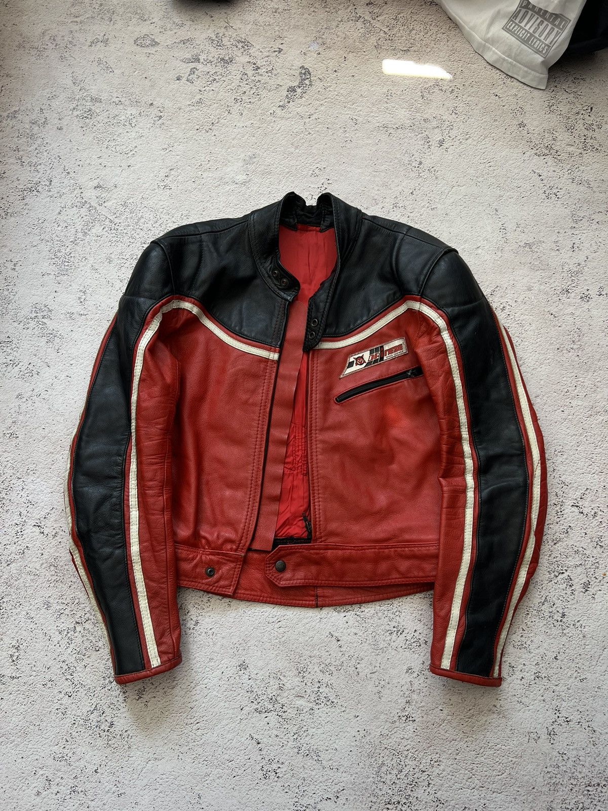 Dainese × Vintage Dainese Moto Racing / Motorcycle Leather Jacket Vintage Size S / US 4 / IT 40 - 2 Thumbnail