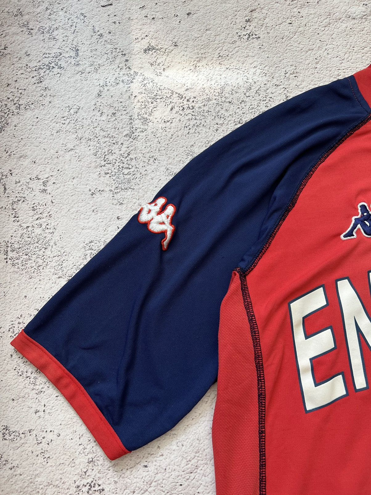 Kappa × Vintage 🏴󠁧󠁢󠁥󠁮󠁧󠁿 England Kappa Vintage Jersey / T Shirt Size US M / EU 48-50 / 2 - 5 Thumbnail