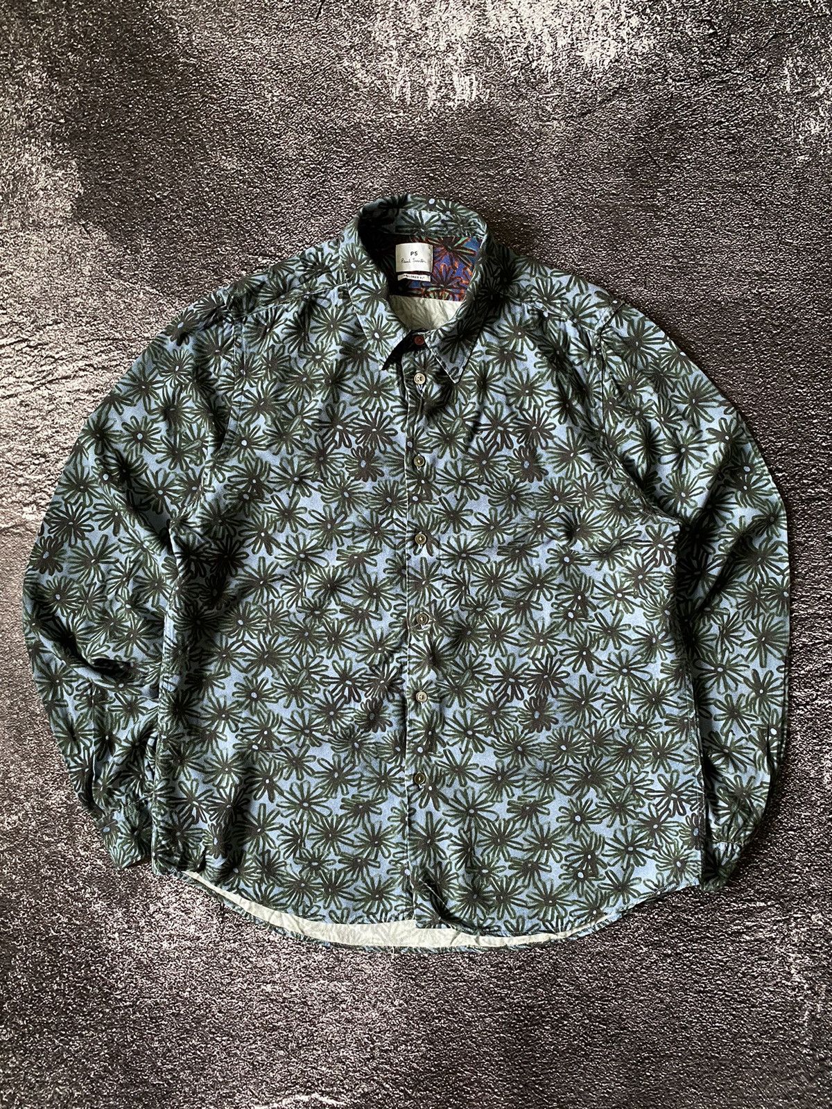 Paul Smith PAUL SMITH Floral Print Shirt Button Up Size US L / EU 52-54 / 3 - 1 Thumbnail