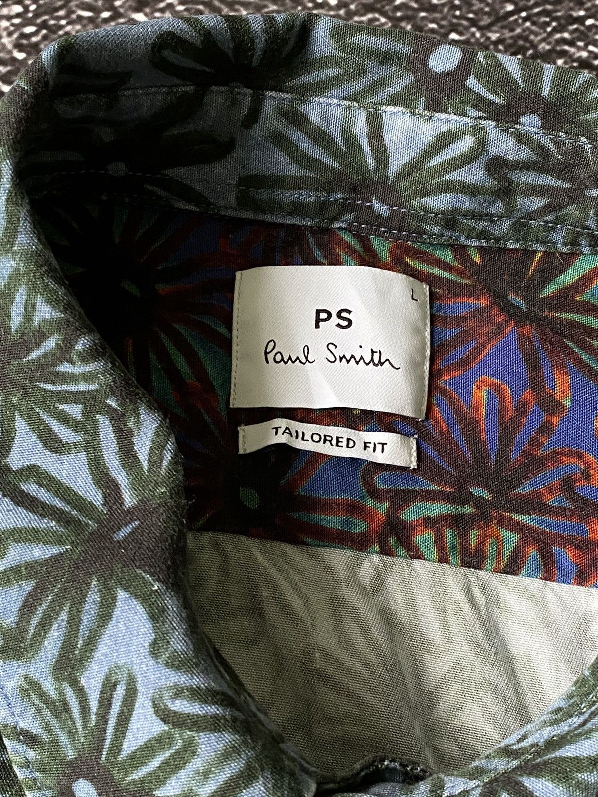 Paul Smith PAUL SMITH Floral Print Shirt Button Up Size US L / EU 52-54 / 3 - 5 Thumbnail