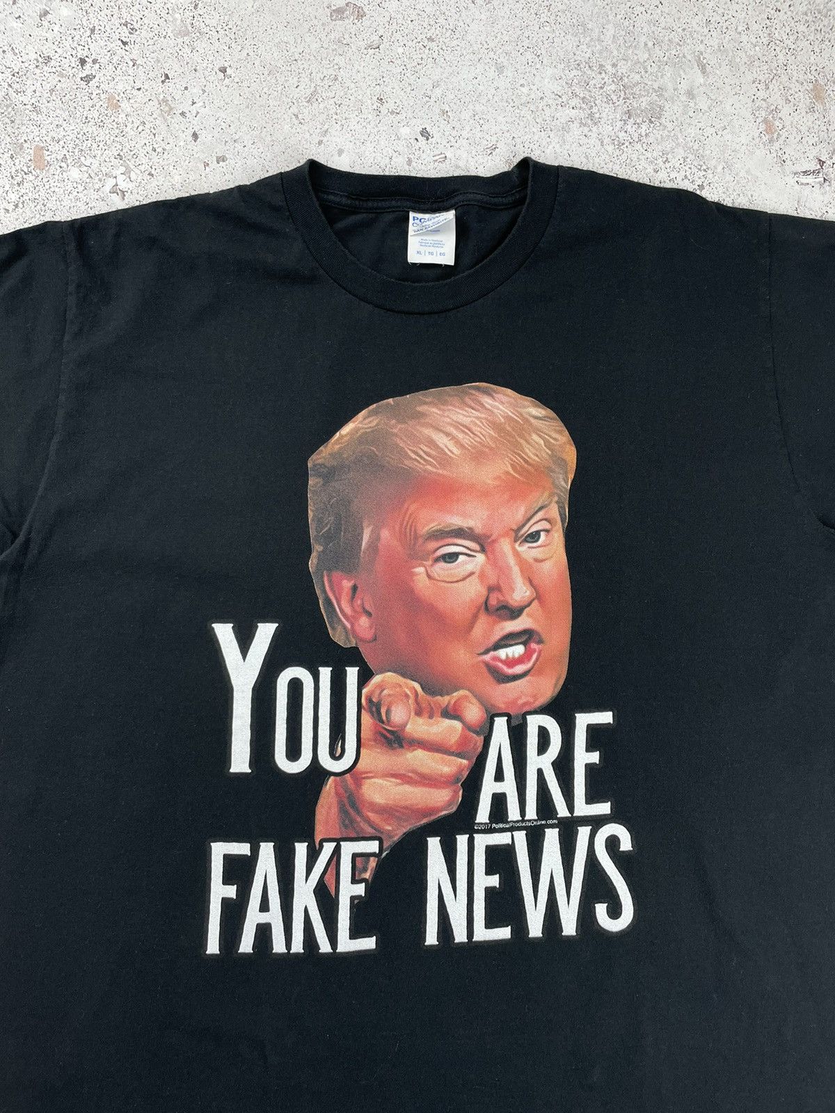 Donald Trump × President's × Vintage Vintage Donald Trump American Presidents Tee T-Shirt Size US XL / EU 56 / 4 - 2 Thumbnail