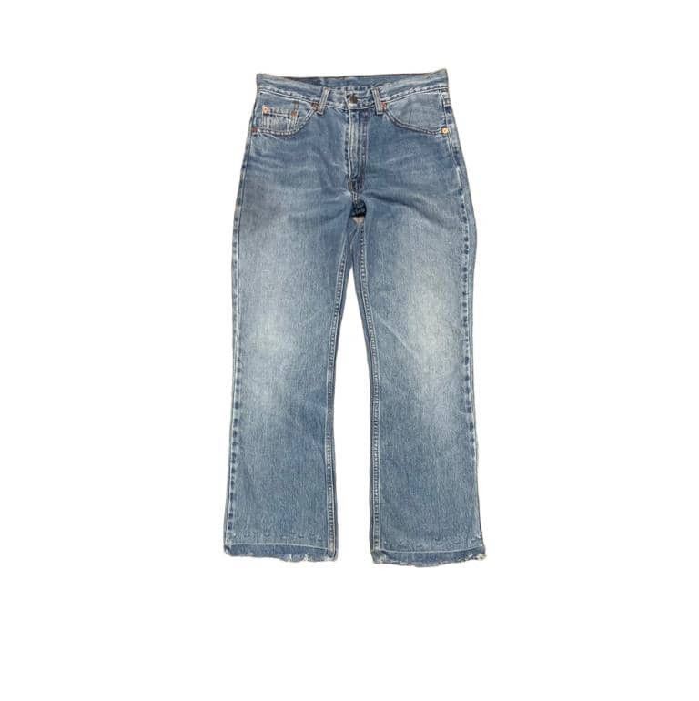Levi's Vintage Levis 527 Flare Bell Bottom Bootcut Faded Blue Jeans Size US 30 / EU 46 - 1 Thumbnail