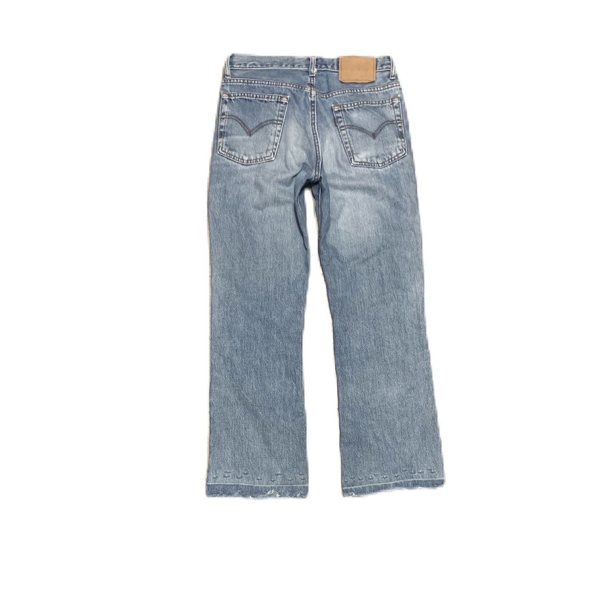 Levi's Vintage Levis 527 Flare Bell Bottom Bootcut Faded Blue Jeans Size US 30 / EU 46 - 2 Thumbnail