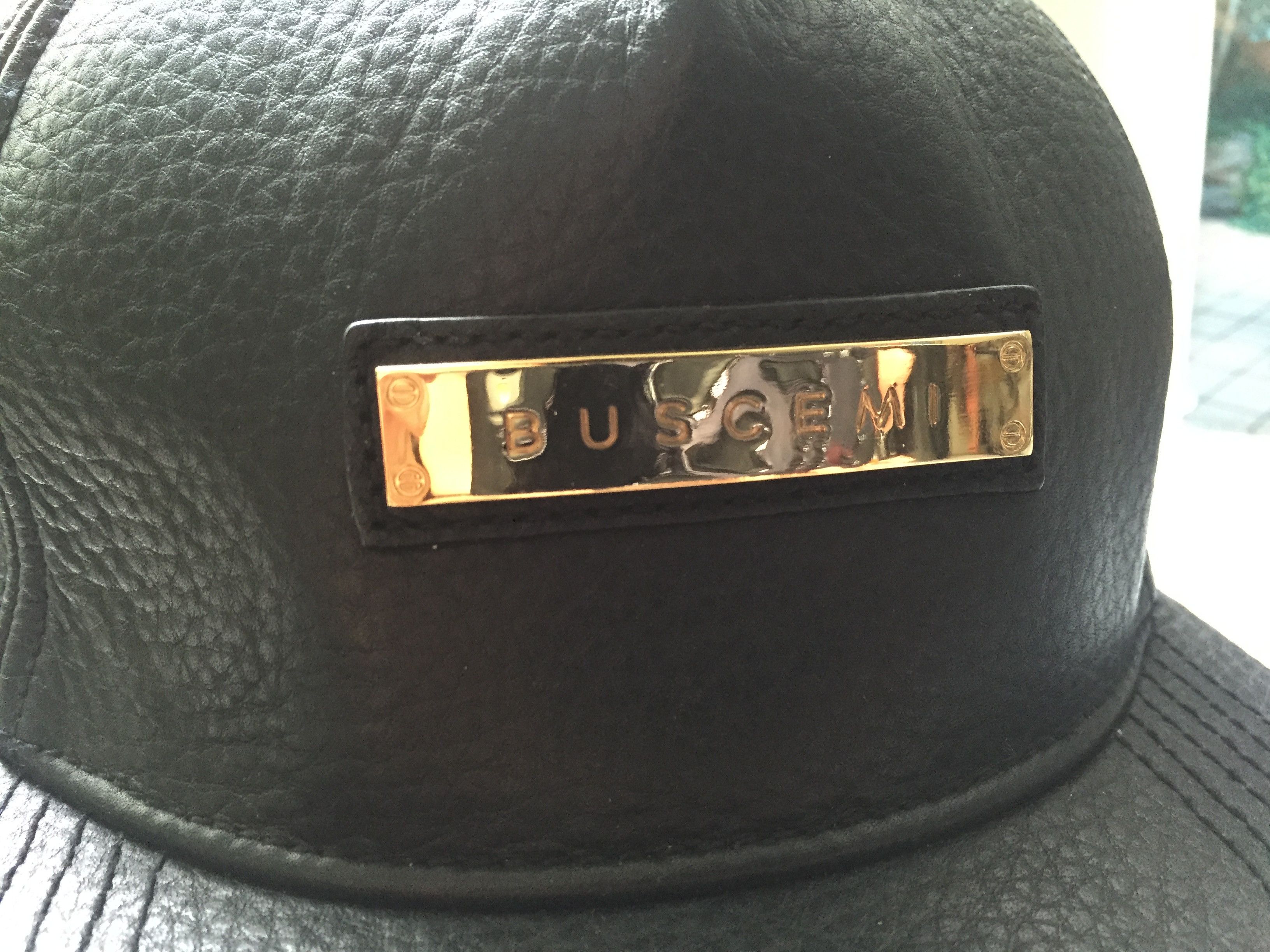 Buscemi Buschemi Leather Screwback Cap Grailed