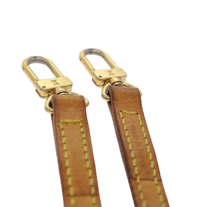 LOUIS VUITTON Shoulder Strap Bandouliere 120 Width 1.6cm Adjustable Long  Damier Cowhide Leather Ebene J00276 Men Women