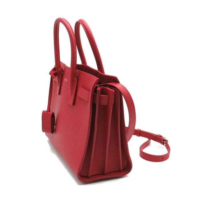 Yves Yves Saint Laurent Sac de Jour 2-Way Shoulder Bag Leather Black