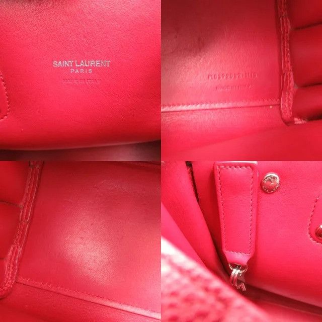 Yves Yves Saint Laurent Sac de Jour 2-Way Shoulder Bag Leather Black
