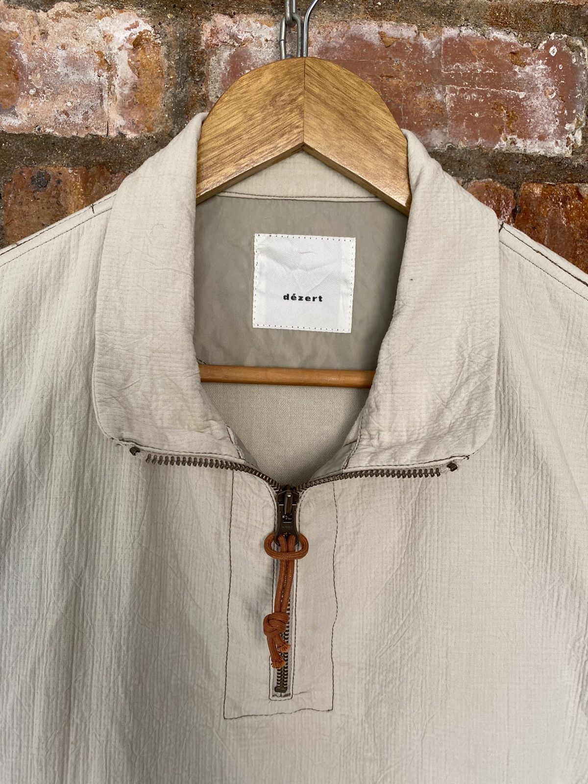 Dezert Vtg DEZERT + Japan wrinkle pullover zipper jacket Size US M / EU 48-50 / 2 - 5 Thumbnail