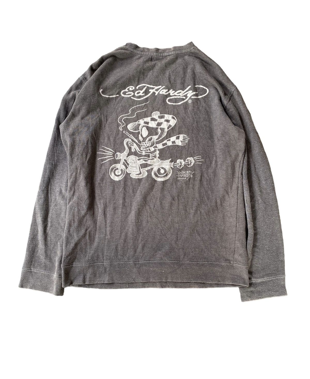 Ed Hardy Y2K Ed Hardy x Peace Project japan skull sweatshirt Size US L / EU 52-54 / 3 - 1 Thumbnail