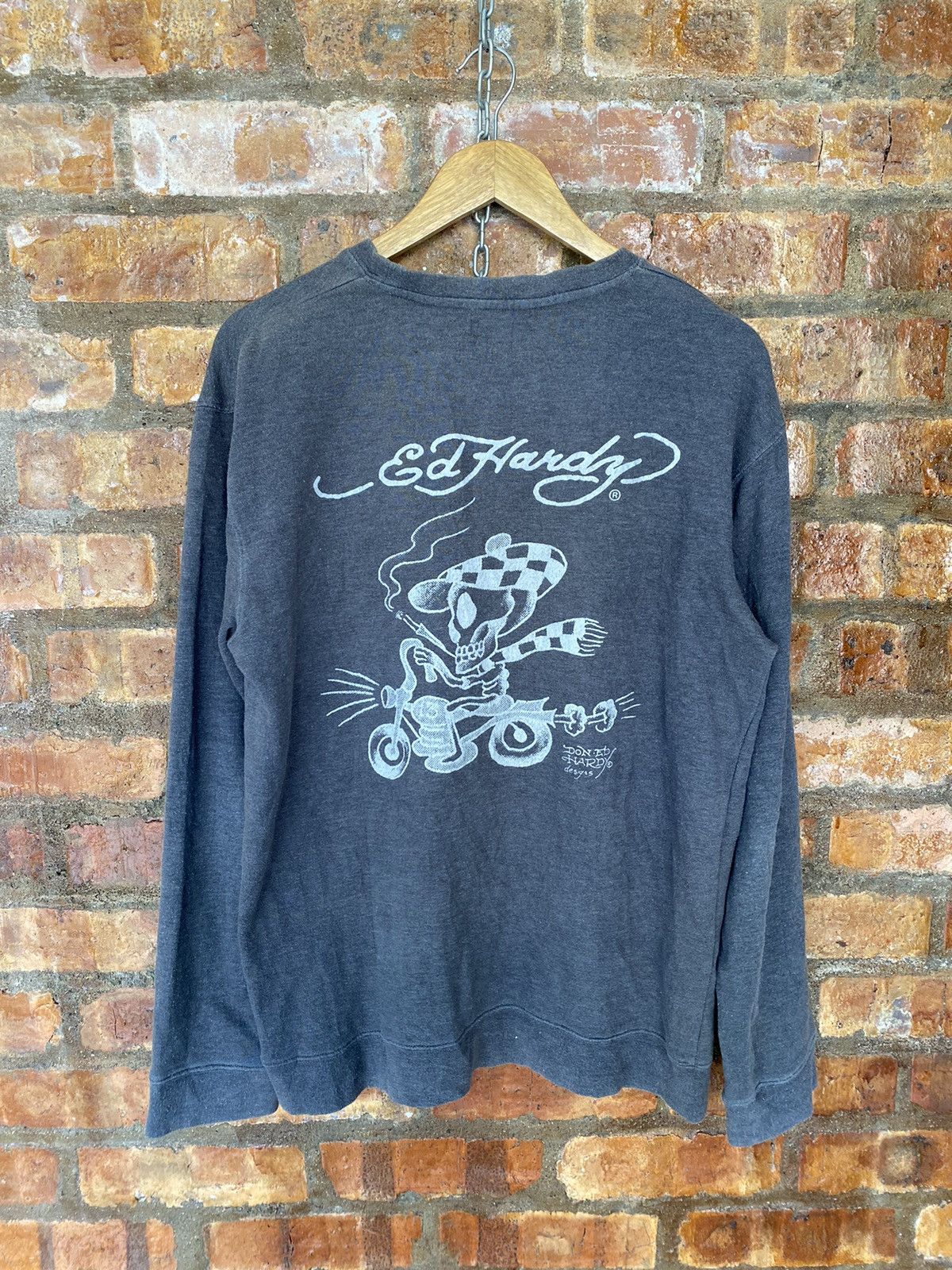 Ed Hardy Y2K Ed Hardy x Peace Project japan skull sweatshirt Size US L / EU 52-54 / 3 - 2 Thumbnail