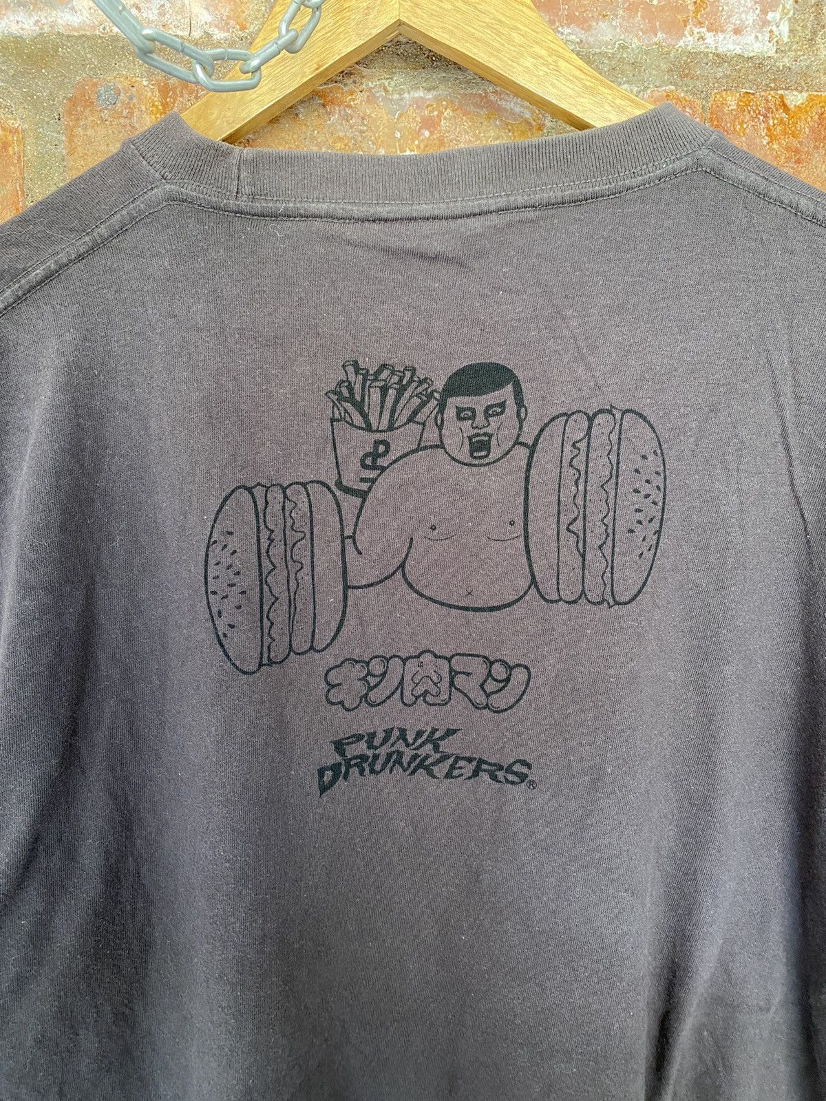 20471120 × Japanese Brand Punk Drunker Vs Wrestling tee Size US XL / EU 56 / 4 - 7 Thumbnail