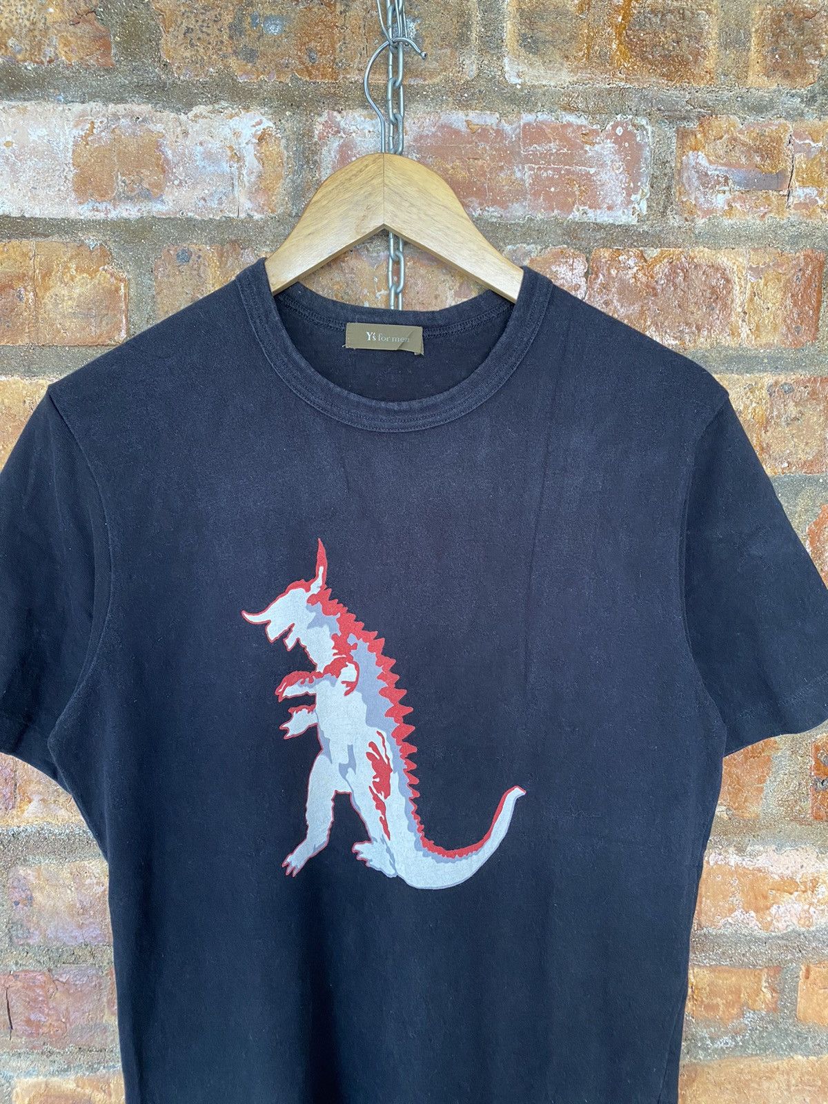 Y's for Men SS2001 Yohji Yamamoto YS for Men Godzilla tee Size US L / EU 52-54 / 3 - 3 Thumbnail