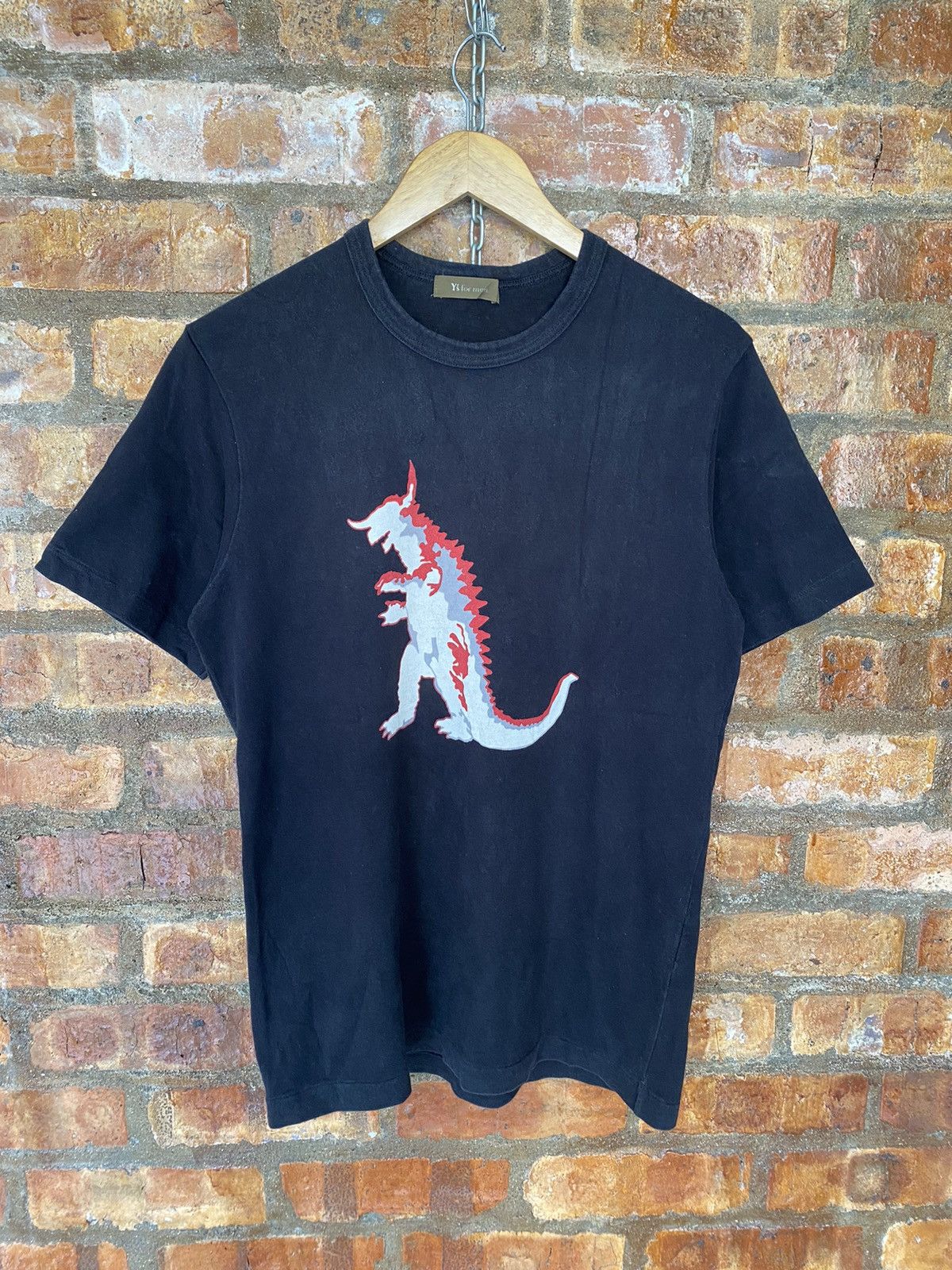 Y's for Men SS2001 Yohji Yamamoto YS for Men Godzilla tee Size US L / EU 52-54 / 3 - 2 Thumbnail