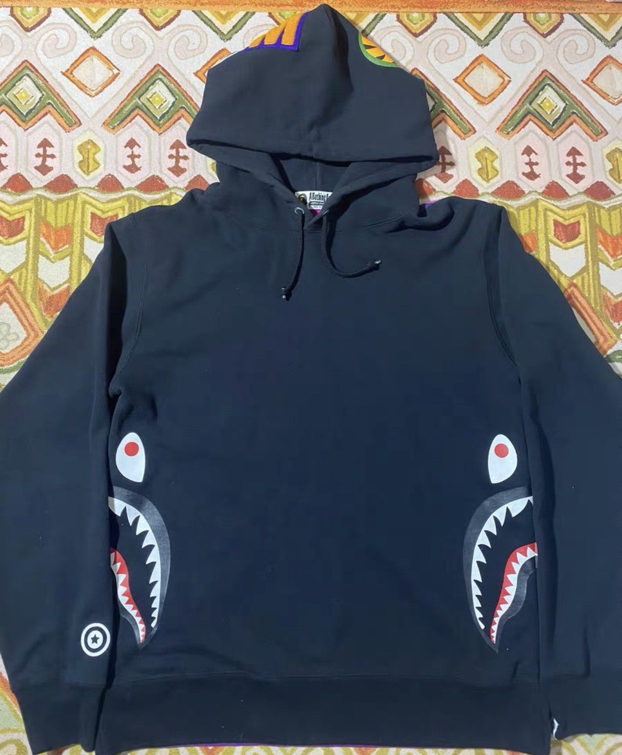 Bape side zip hoodie best sale